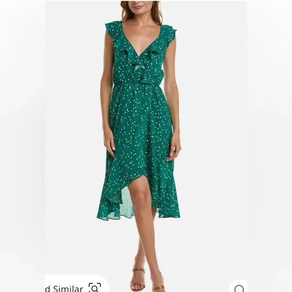 NWOT Nordstrom's SOCIALITE Ruffle Strap Wrap Dress